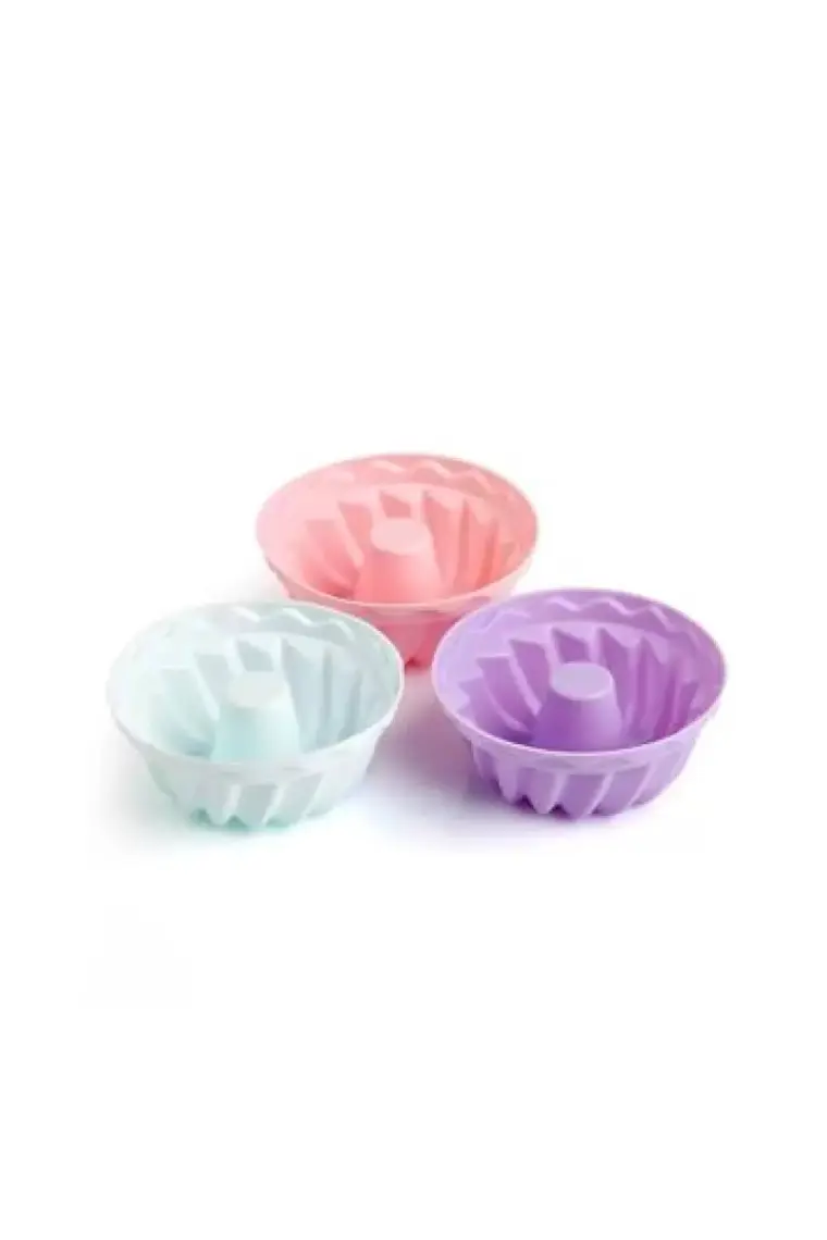 Baroness Silikon 6'lı Göbekli Mini Kek Muffin Kalıbı