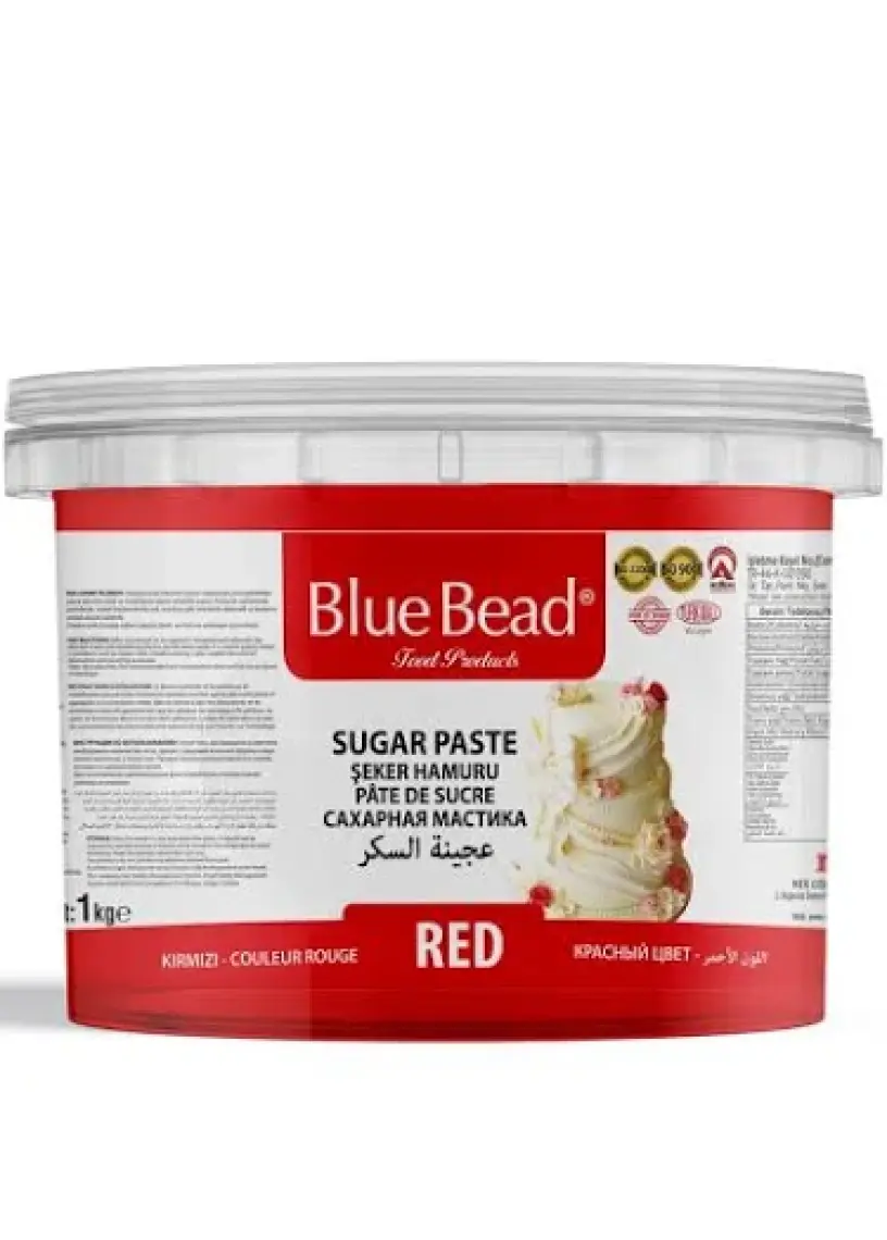 Kırmızı Şeker Hamuru 1 kg