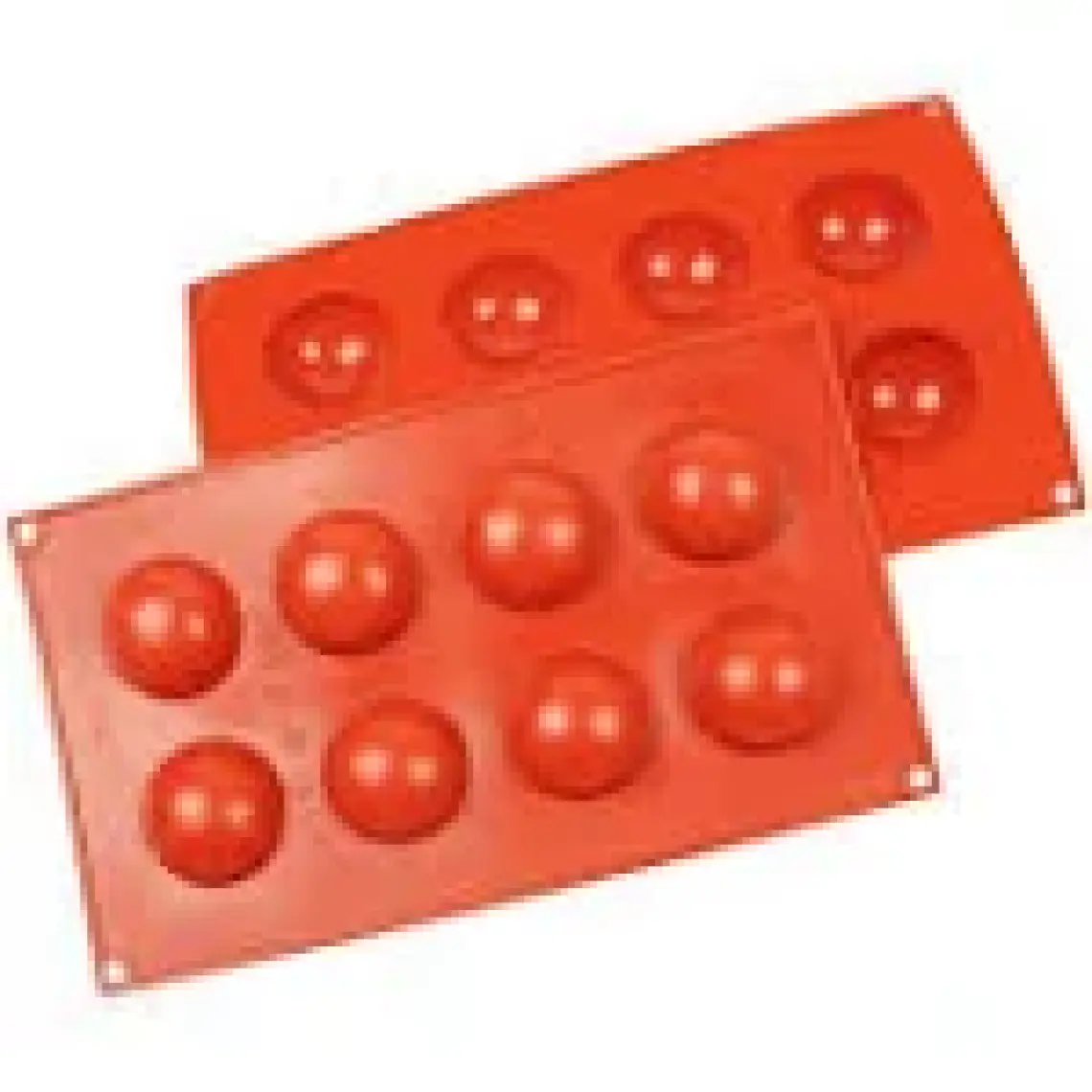 Globy Silikon Yarım Küre,tartolet Kalıbı 8'li
