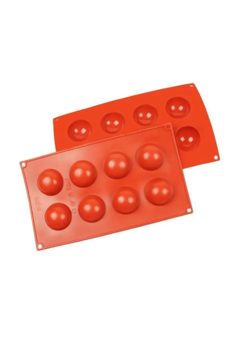 Globy Silikon Yarım Küre,tartolet Kalıbı 8'li