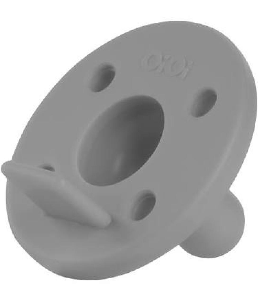 Oioi Emzix 2'li Silikon Emzik Tek Parça 0+ Ay | Powder Grey