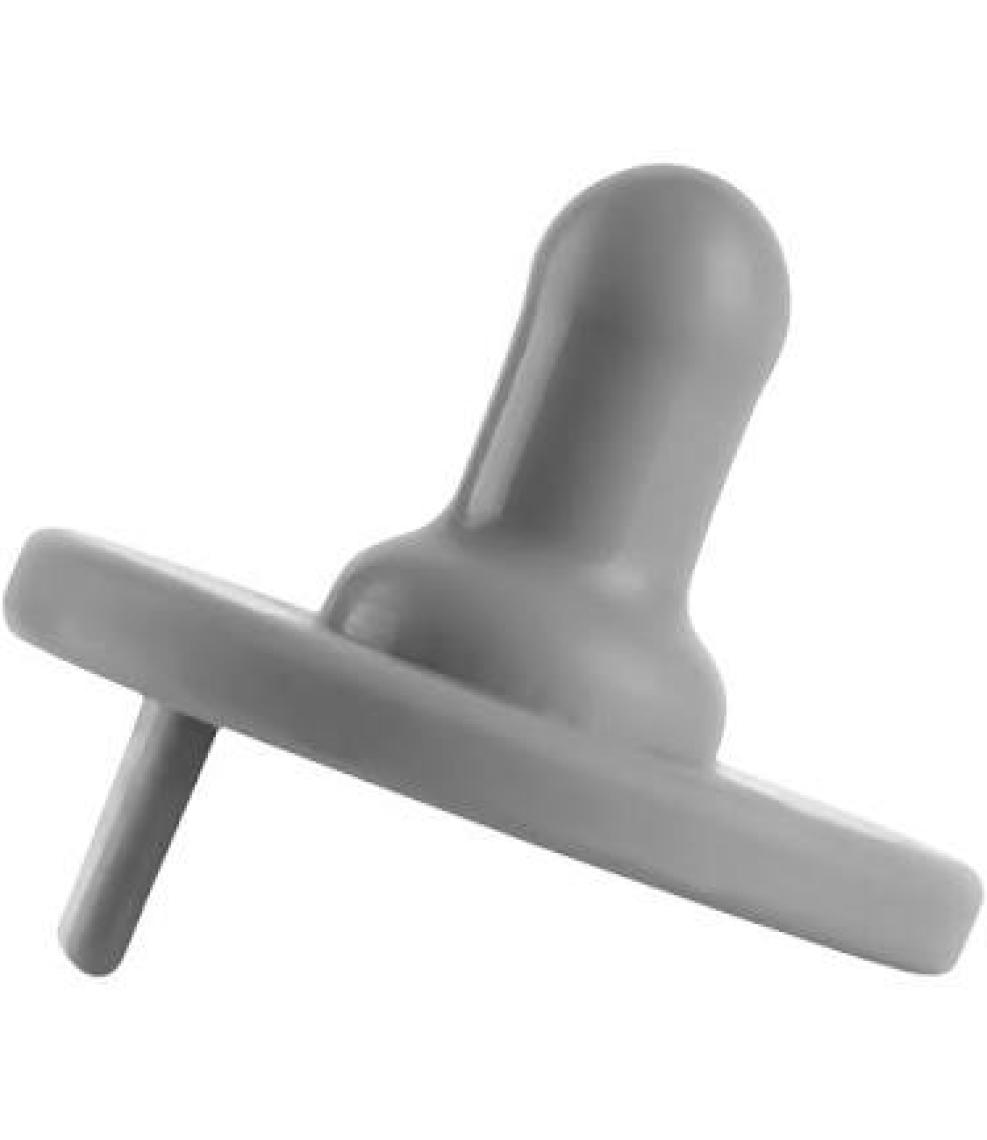Oioi Emzix 2'li Silikon Emzik Tek Parça 0+ Ay | Powder Grey