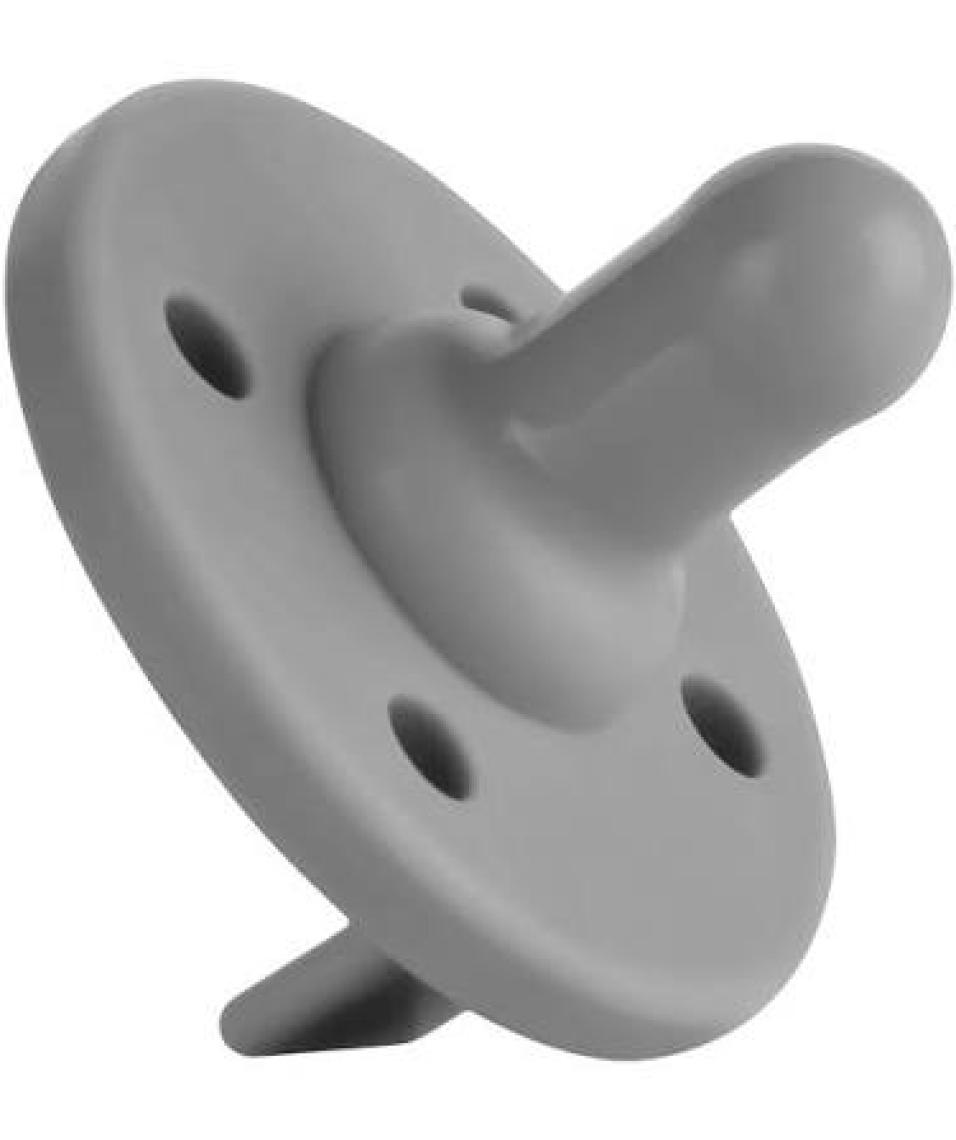 Oioi Emzix 2'li Silikon Emzik Tek Parça 0+ Ay | Powder Grey