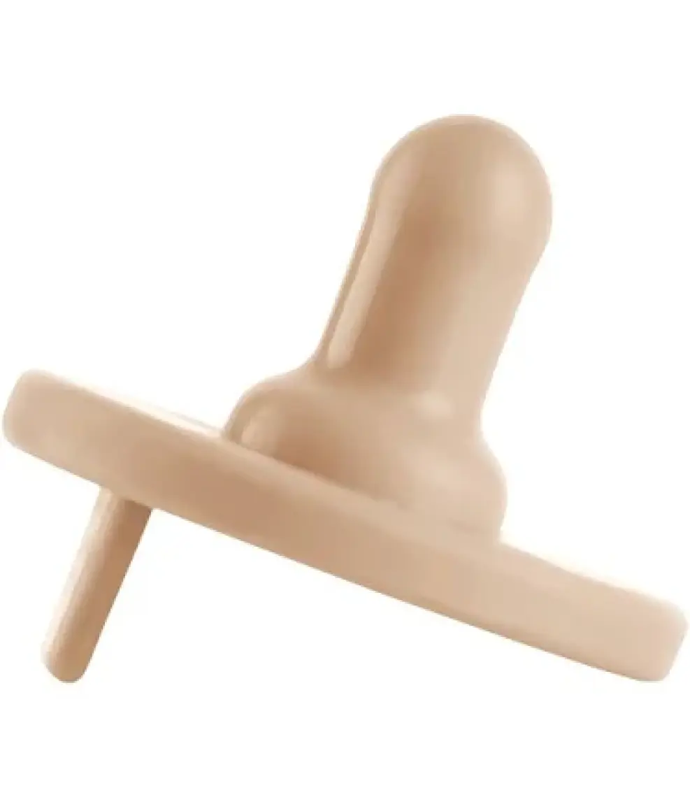 Oioi Emzix 2'li Silikon Emzik Tek Parça 0+ Ay | Bubble Beige