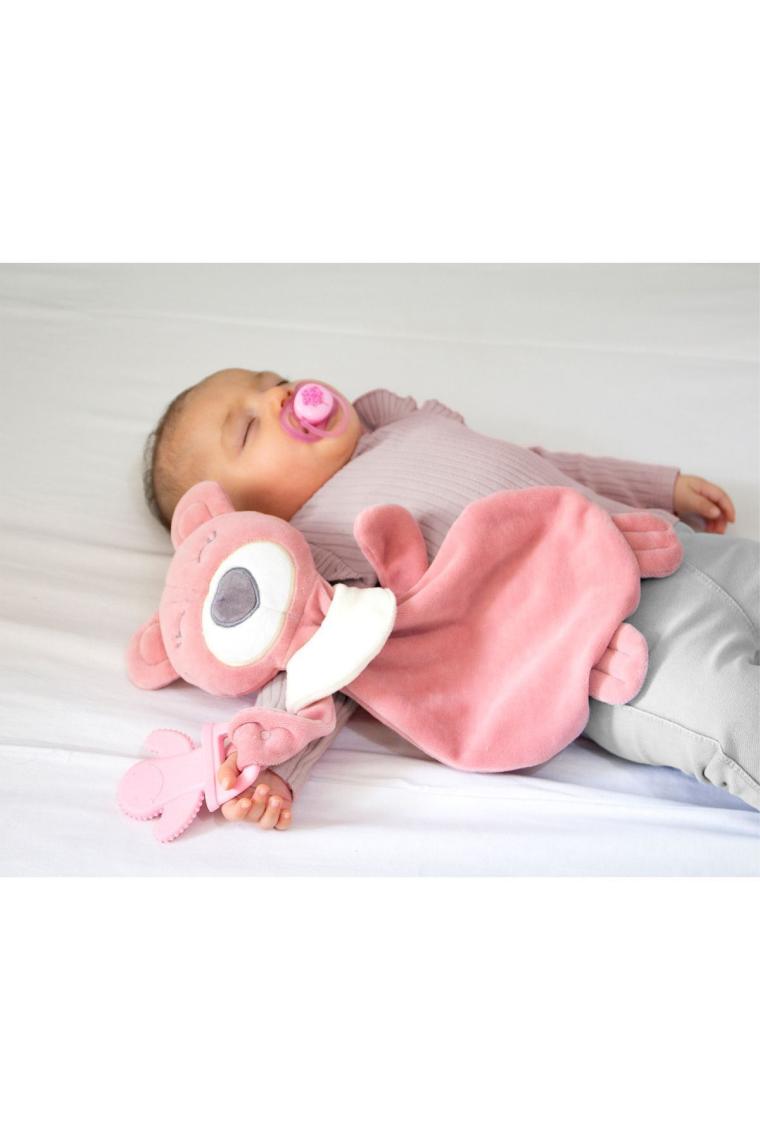 Babyjem 680 Diş Kaşıyıcılı Uyku Arkadaşım Ayıcık Pembe