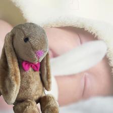 LED Işıklı, Uyku Arkadaşı Uzun Kulak Bunny Peluş Tavşan 65CM