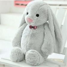 Sole Uyku Arkadaşım Papyonlu Uzun Kulak Bunny Peluş Tavşan 65 cm
