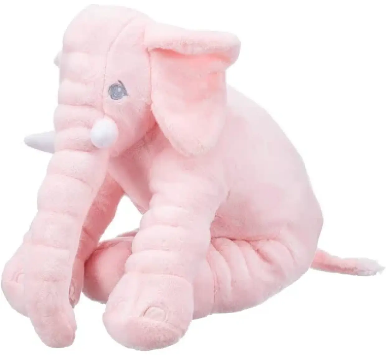 Birlik Oyuncak Uyku Arkadaşım Jumbo Fil 60cm Pembe