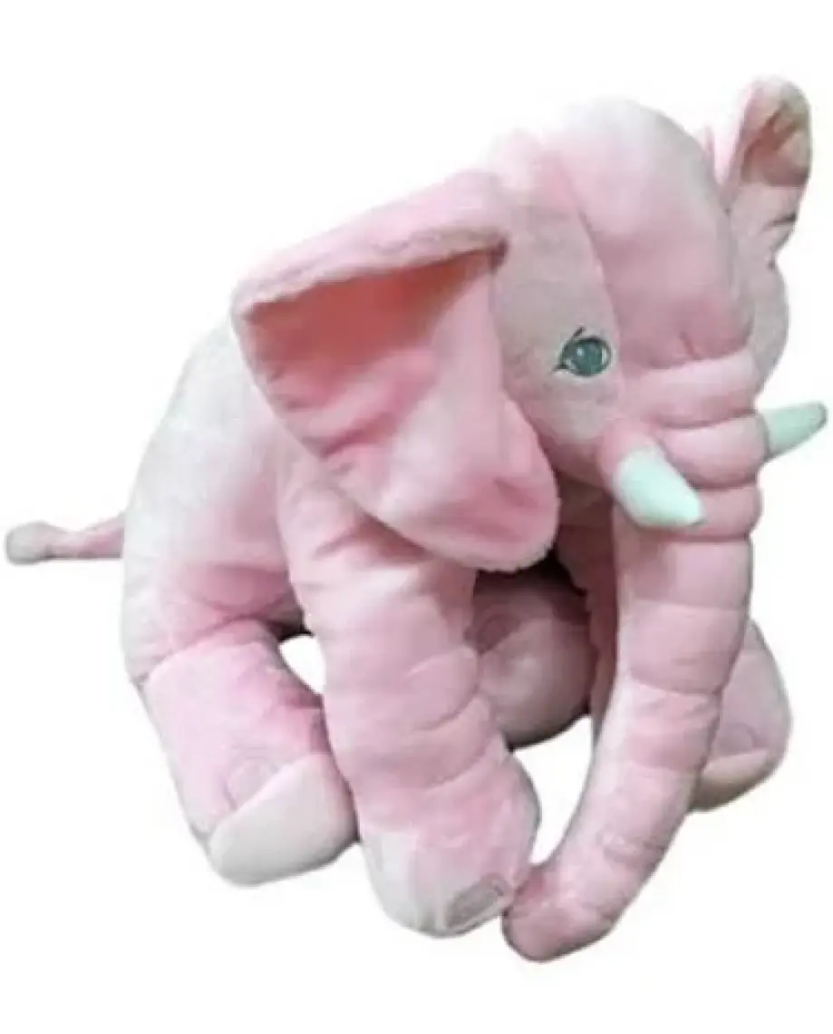 Birlik Oyuncak Uyku Arkadaşım Jumbo Fil 60cm Pembe