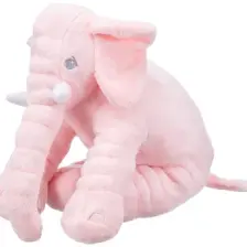 Birlik Oyuncak Uyku Arkadaşım Jumbo Fil 60cm Pembe