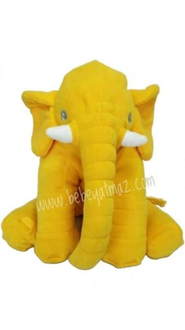 Uyku Arkadaşım Fil Sarı 60 cm Jumbo Boy