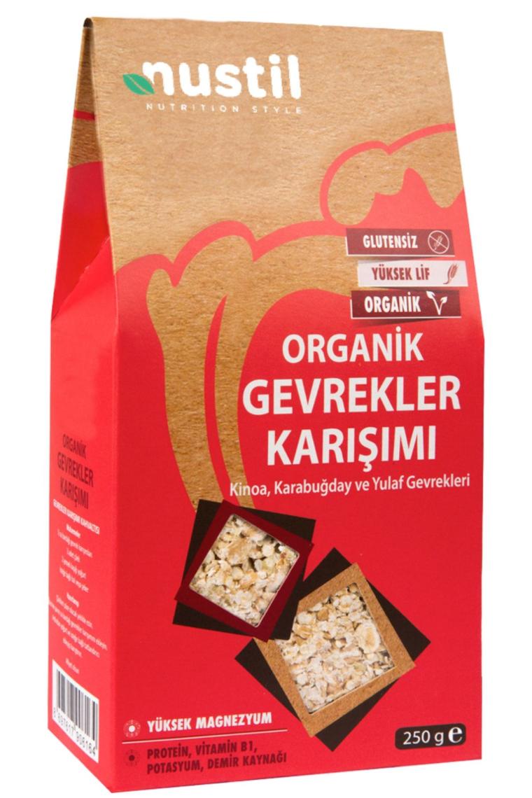 Glutensiz Ve Organik Gevrekler Karışımı 250gr