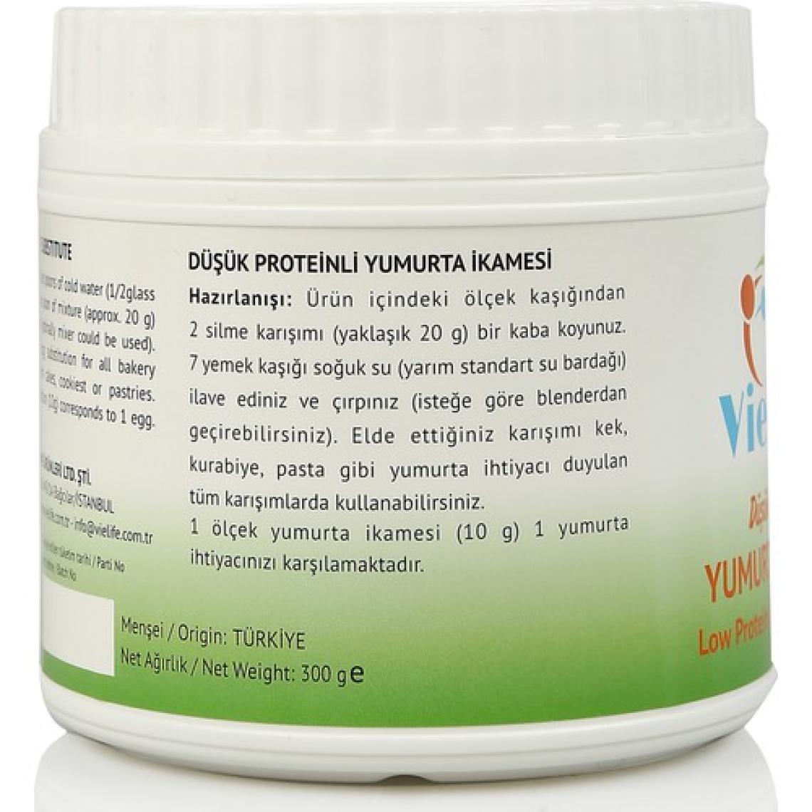 Vie Life 300 g Düşük Proteinli Yumurta İkamesi