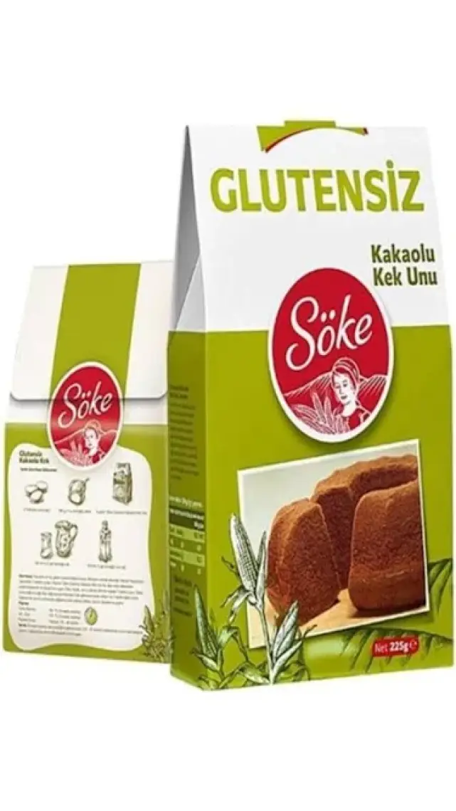 Söke Kakaolu Kek Unu Glutensiz 225 Gr
