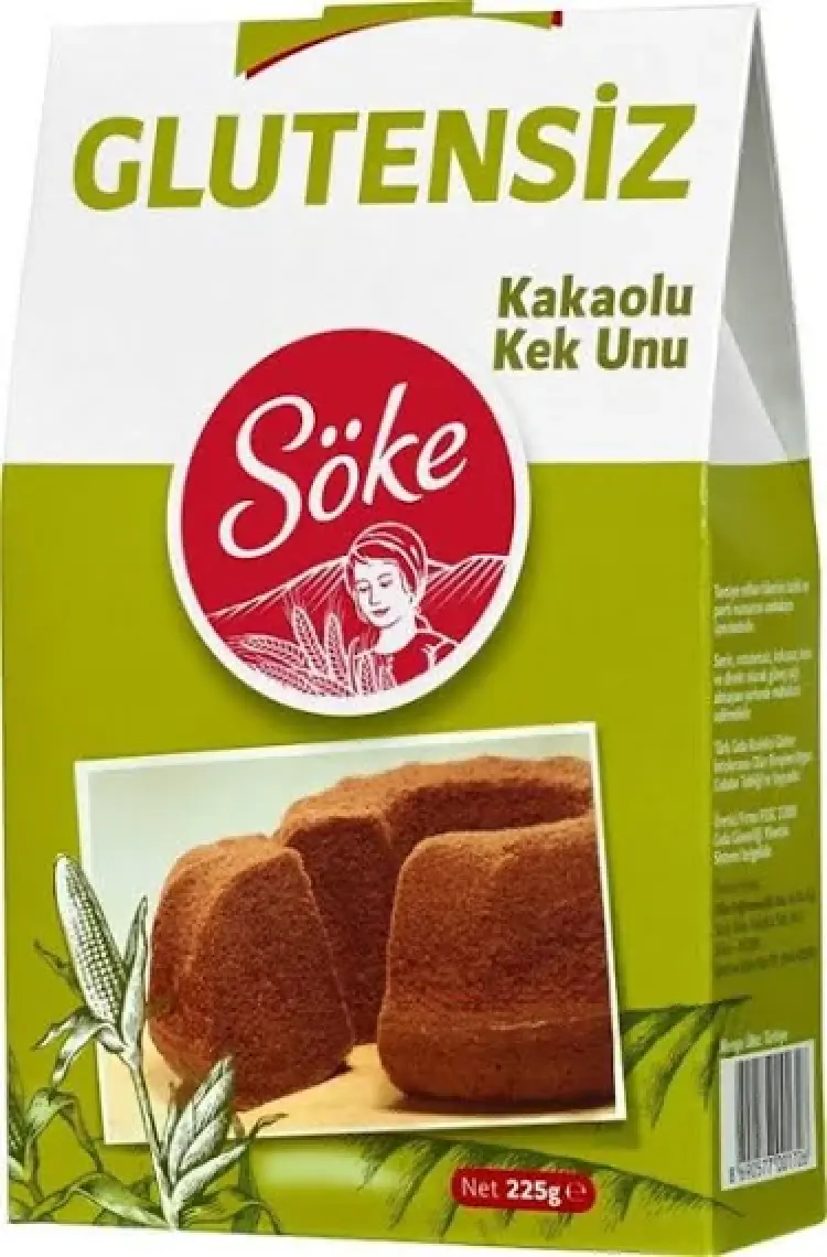 Söke Kakaolu Kek Unu Glutensiz 225 Gr