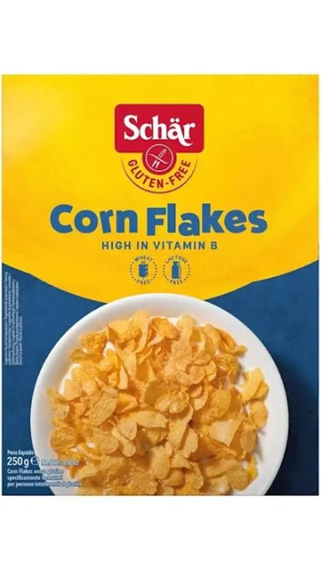 Schar Glutensiz Corn Flakes Sade 250 Gr