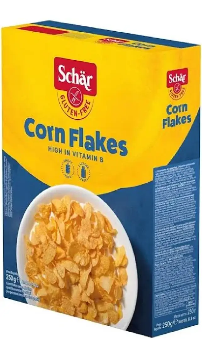 Schar Glutensiz Corn Flakes Sade 250 Gr