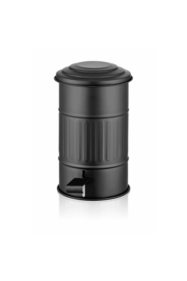 Banyo Çöp Kovası - Siyah - 5 Lt