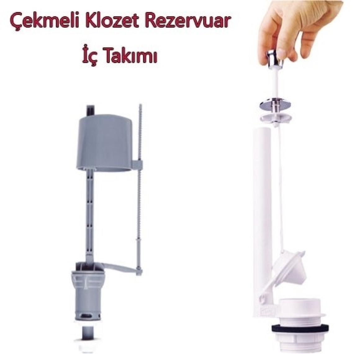 Mbois Klozet Sifon Çekmeli Rezervuar Iç Takım Su Tasarruflu Seramik