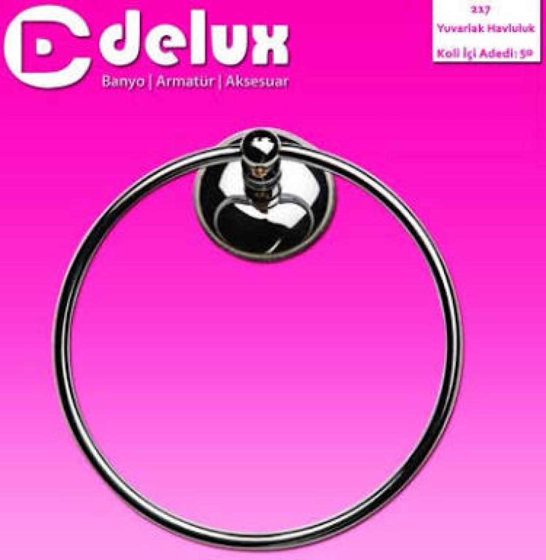 Delux Banyo Aksesuarı Daire Havlu Askısı