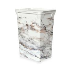 Trash Bin Marble Mutfak Çöp Kovası - 40 Litre