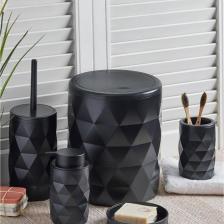 13224 Diamond Black Banyo Takımı 5 Parça