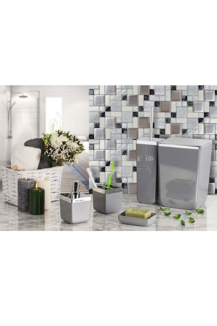 Primanova Toskana Banyo Seti 5 Parça / Gri
