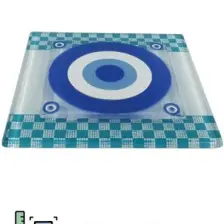 Hellove Nazar Boncuklu Cam Gider Kapak Süsü Cam Gider Kapağı Banyo Gider Süsü