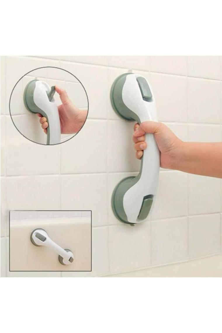 Düşme ve Kayma Önleyici Banyo Tuvalet Vantuzlu Kilitli Tutacak