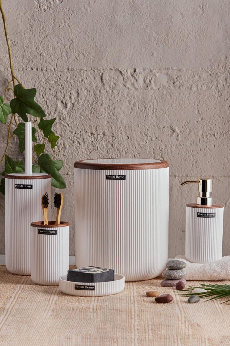 Lısbone Wood 5`li Banyo Seti