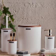 Lısbone Wood 5`li Banyo Seti