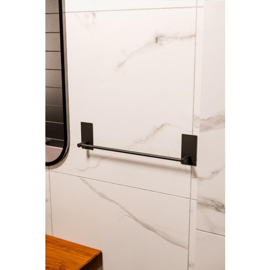 Zift Unique Paslanmaz Çelik Yapışkanlı Banyo Aksesuar Seti-Havluluk-Tuvalet Kağıdı Askısı-Bornoz Askılığı