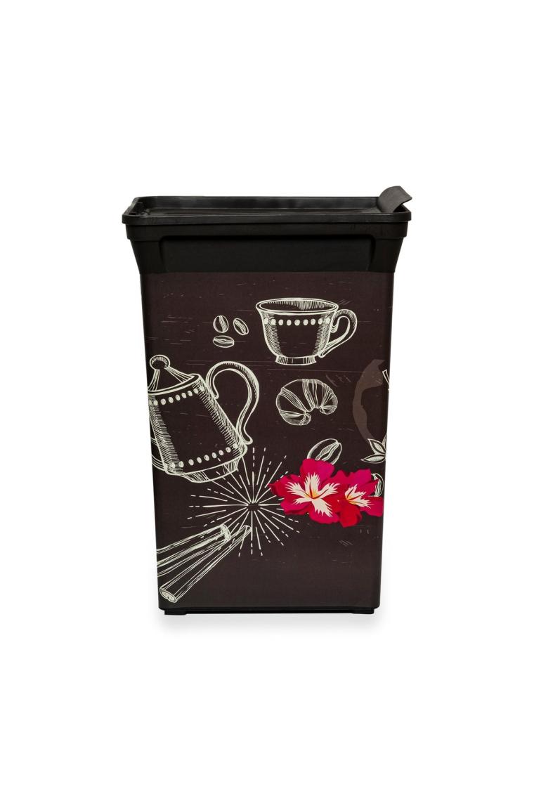 Trash Bin Coffee House Mutfak Çöp Kovası - 40 Litre