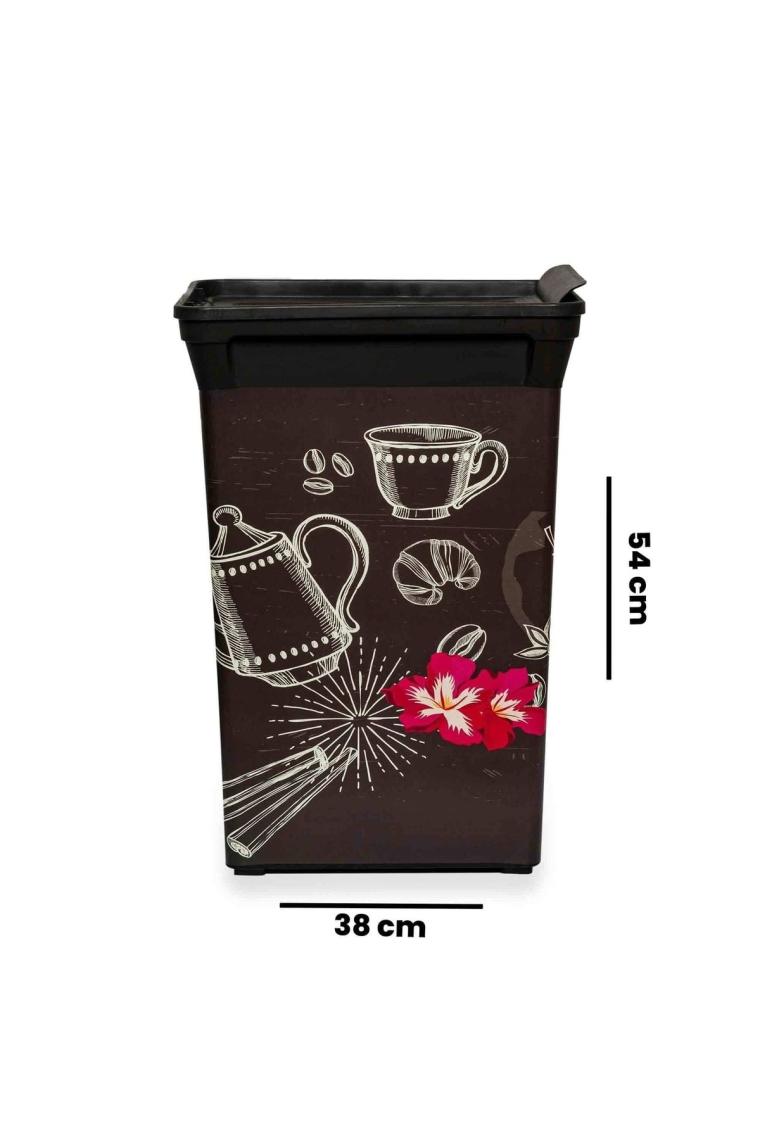 Trash Bin Coffee House Mutfak Çöp Kovası - 40 Litre