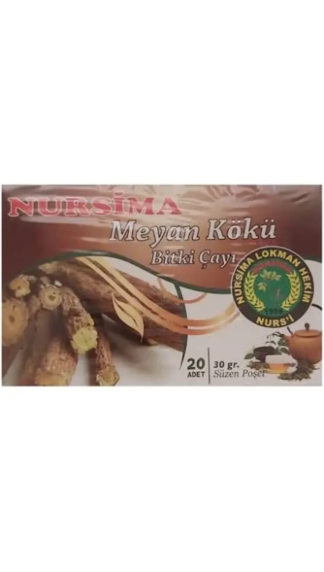 Meyan Kökü Bitki Çayı 20 'li Süzen Poşet