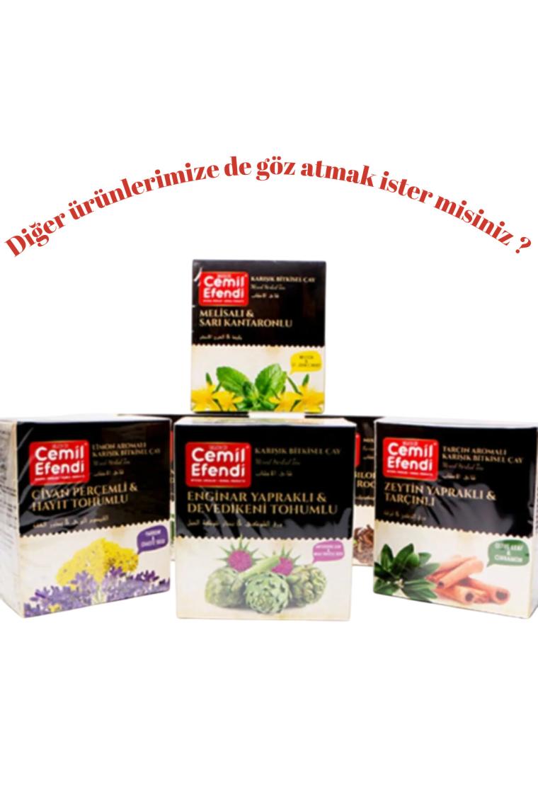 Cemil Efendi Karabaş Otlu - Alıç Çiçek Sallama Çay 60 Lı