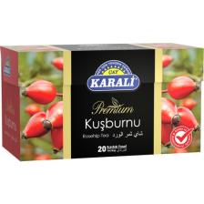 Karali Bardak Poşet Bitki Çayı Kuşburnu 20'li
