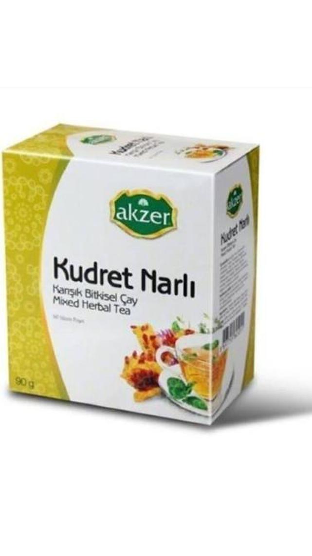 Akzer Kudret Narlı Karışık Bitkisel Çay 60 Poşet