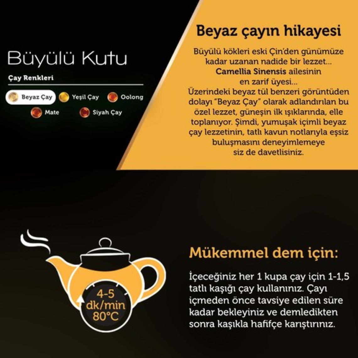 Doğadan Büyülü Kutu Beyaz Çay Kavunlu