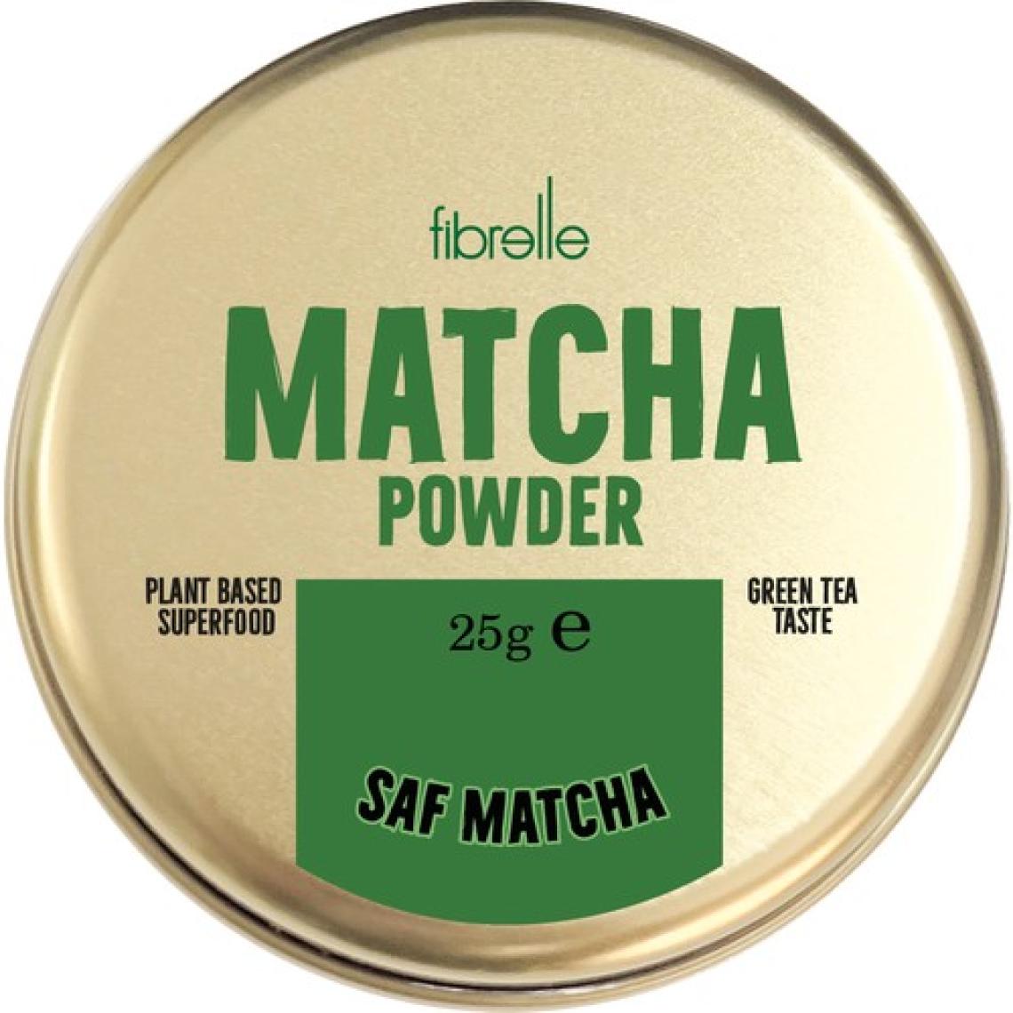 Fibrelle Matcha Saf  25 gr ( Aromasız ) Teneke Kutu