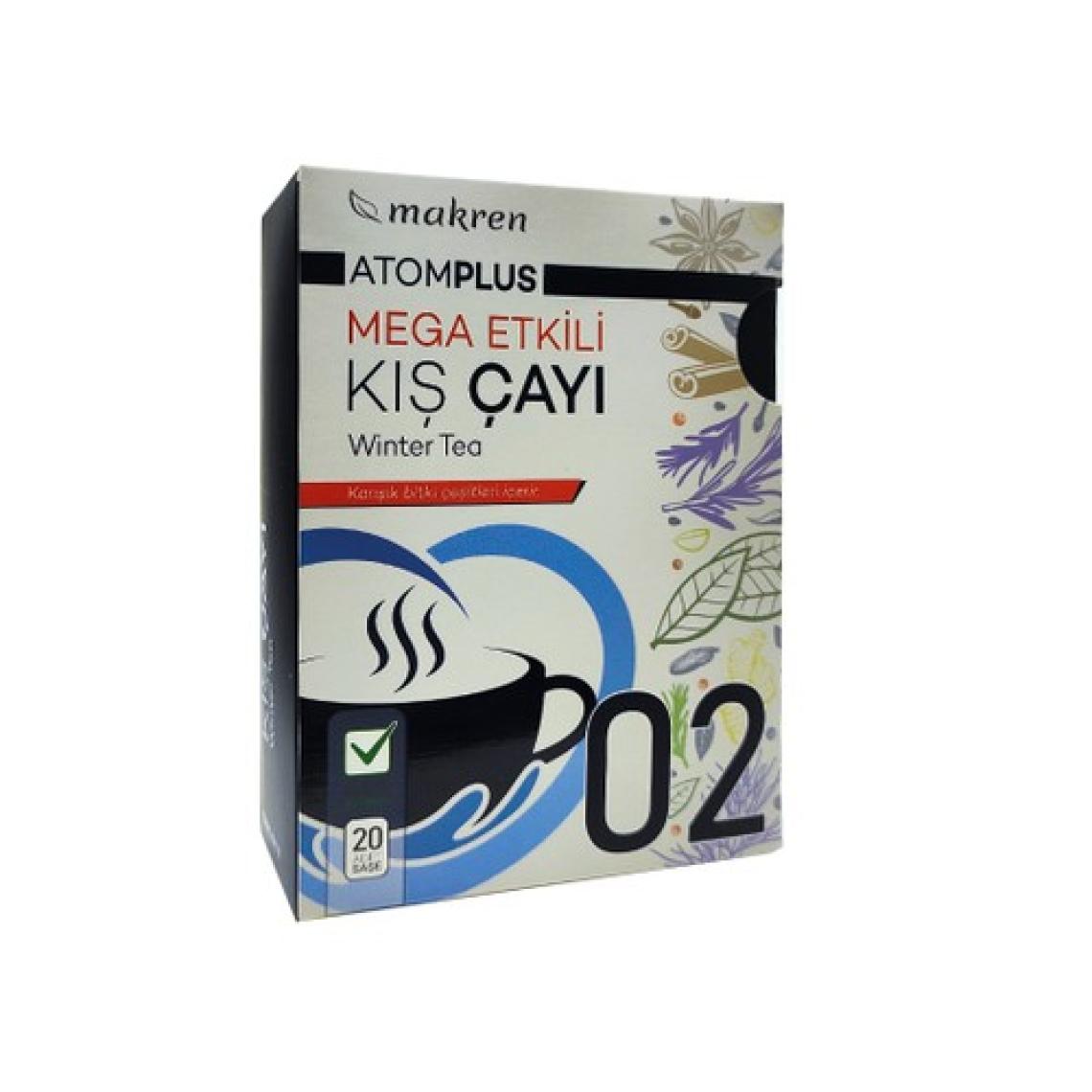 Makren AtomPlus Mega Etkili Kış Çayı - 20li Şase