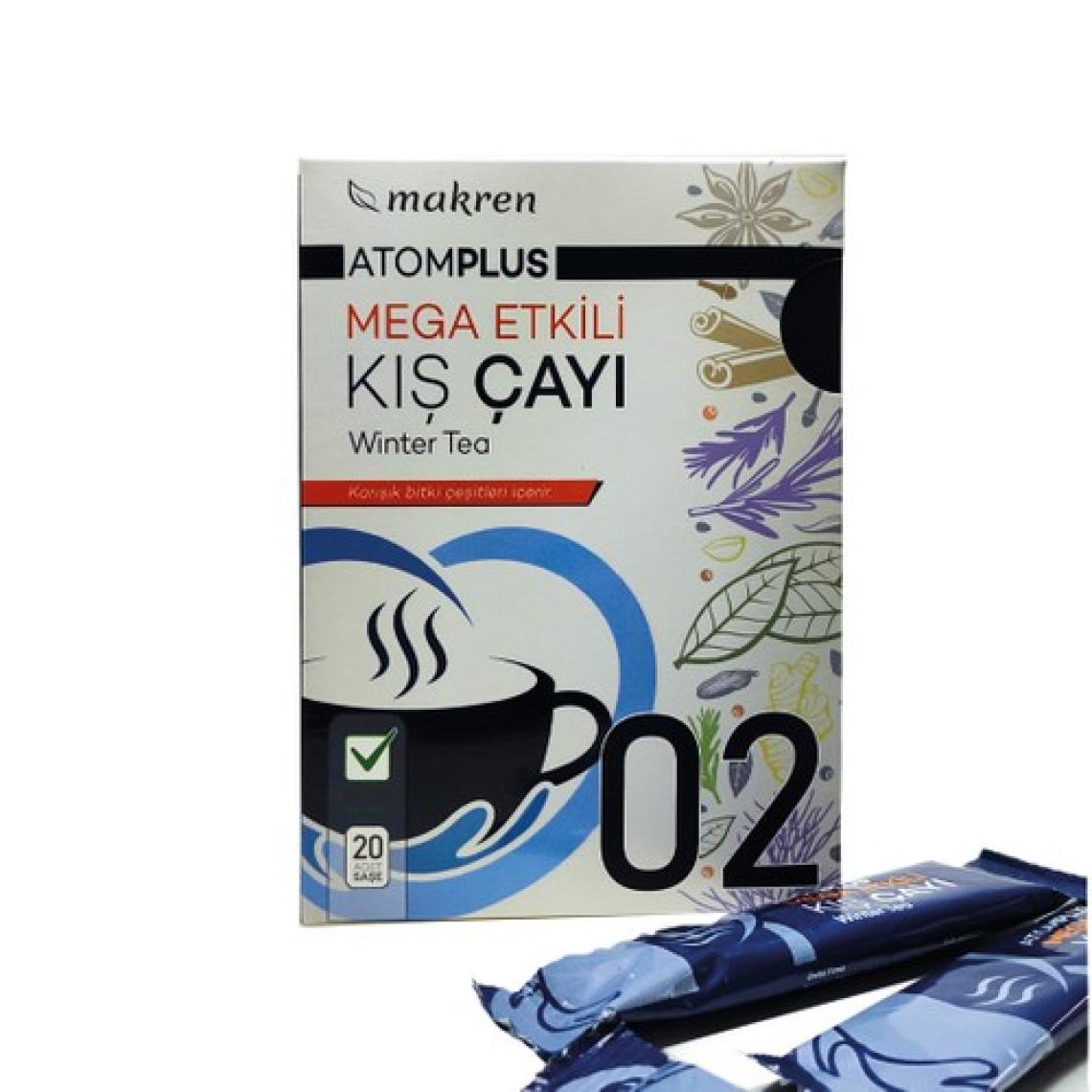 Makren AtomPlus Mega Etkili Kış Çayı - 20li Şase