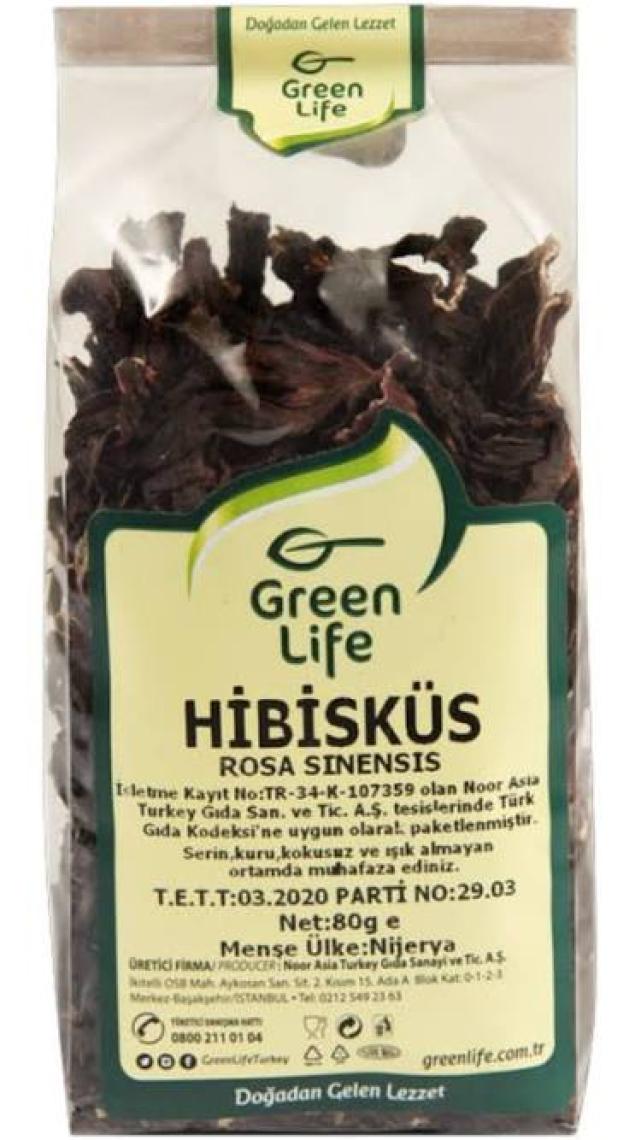 Green Life Hibisküs - 80 gr - Poşet
