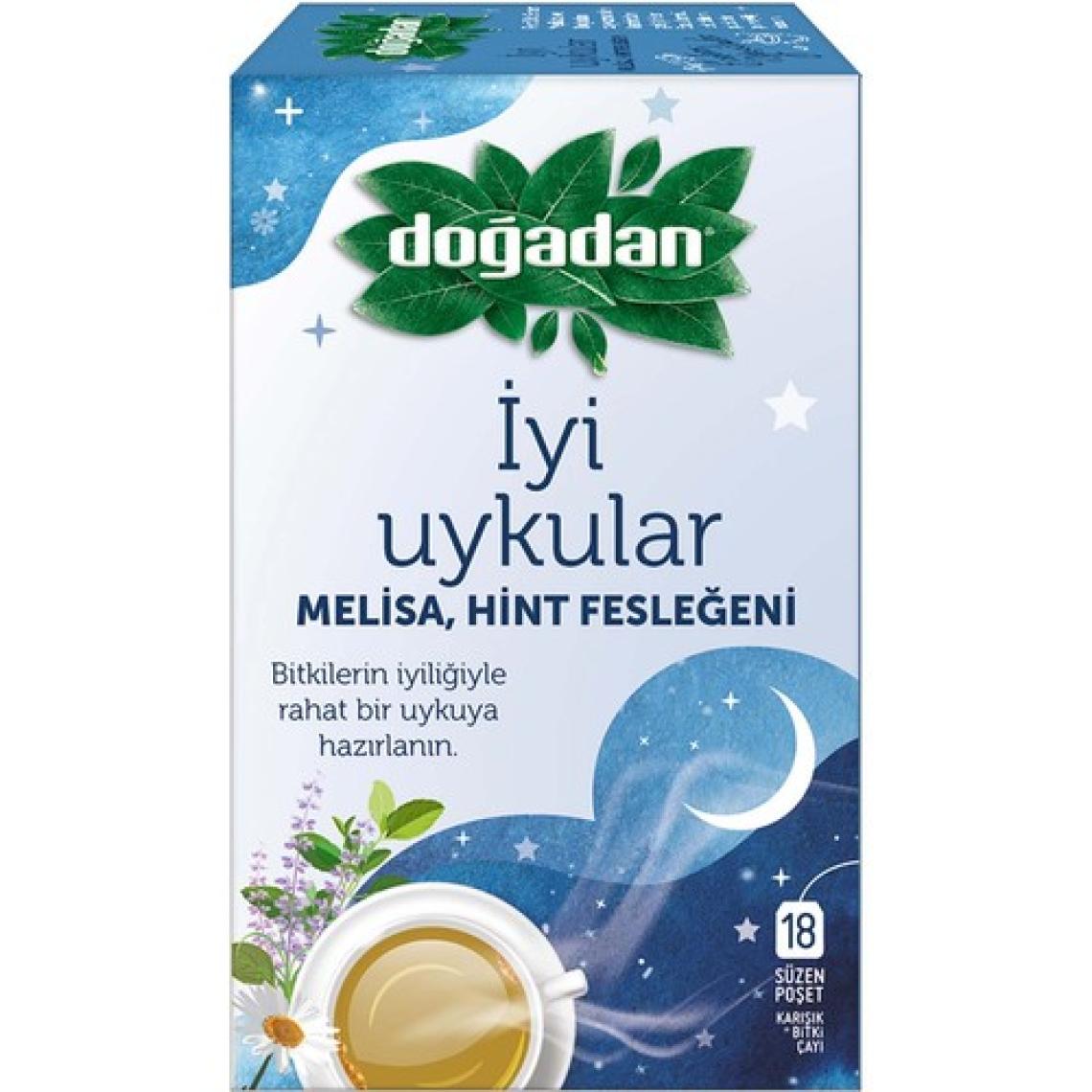 Doğadan Iyi Uykular Çayı Melisa ve Hint Fesleğeni 18'li Paket