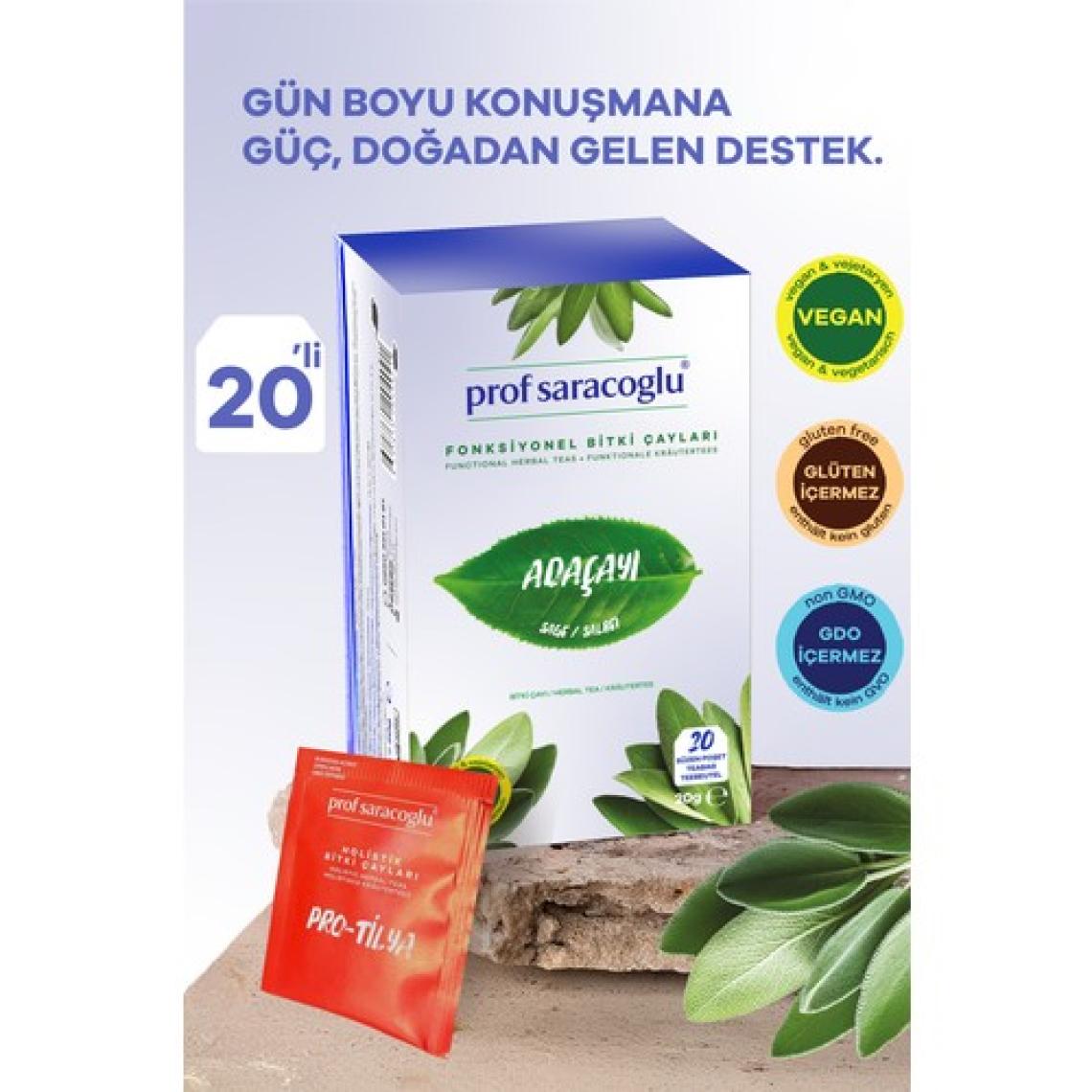 Prof Saraçoğlu Adaçayı Bitki Çayı
