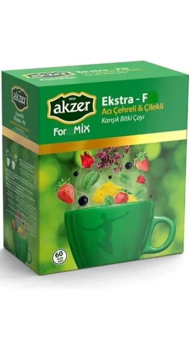 Akzer For-mix Ekstra (F) Çay 60lı