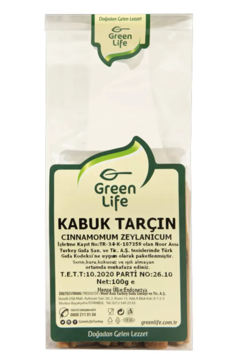 Green Life Kabuk Tarçın 100 Gr.