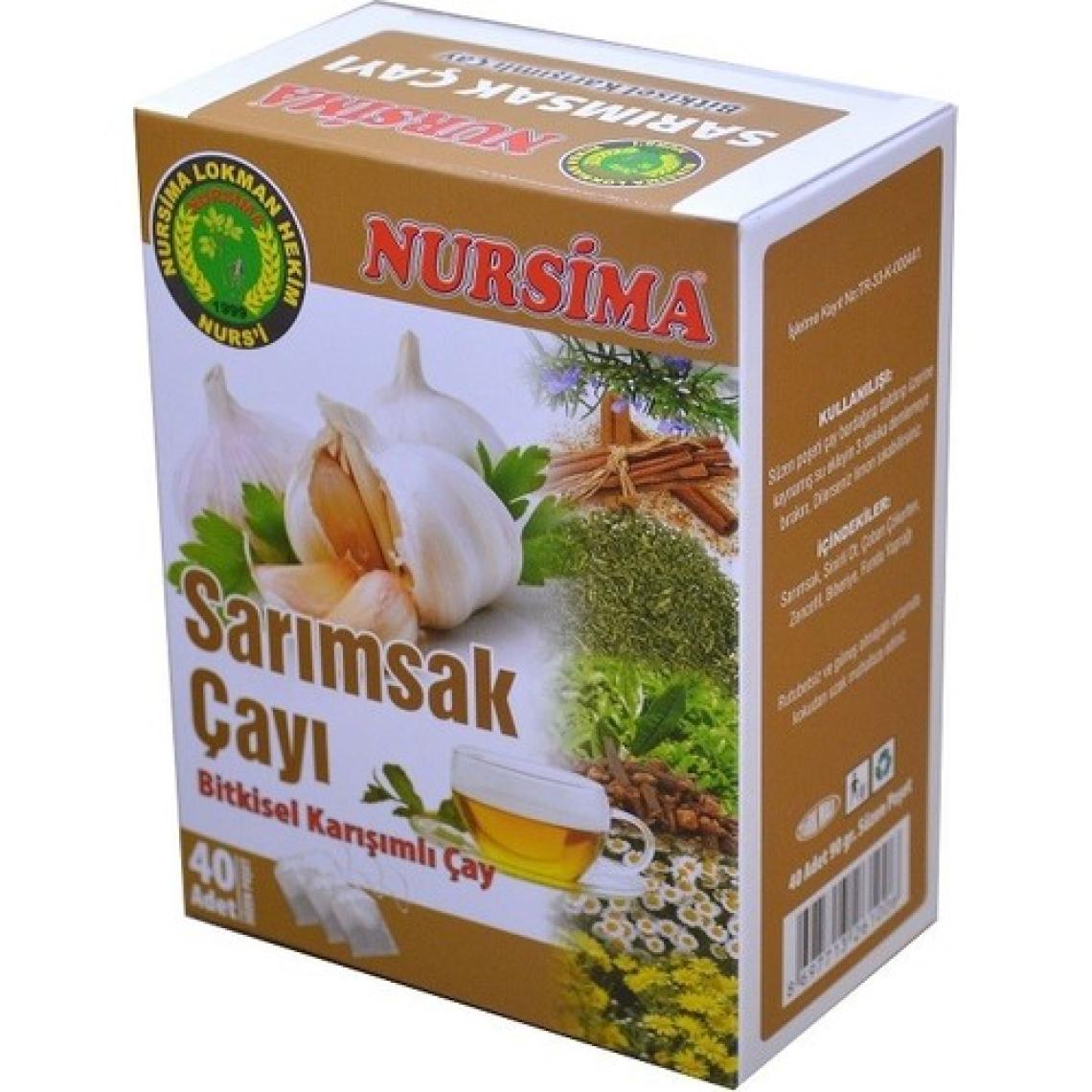 Nursima Sarımsaklı Karışık Bitki Çayı 40'lı