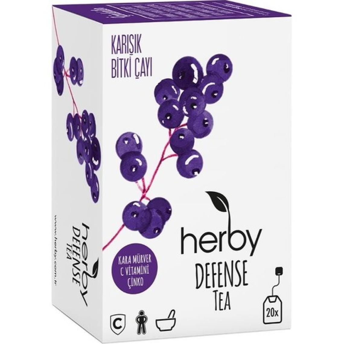 Herby Defense Tea Kara Mürver  Bitki Çayı