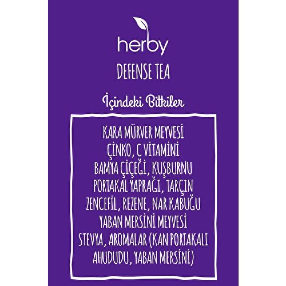 Herby Defense Tea Kara Mürver  Bitki Çayı